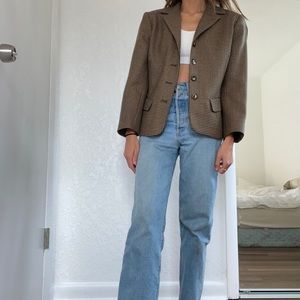 Liz Claiborne Houndstooth Blazer